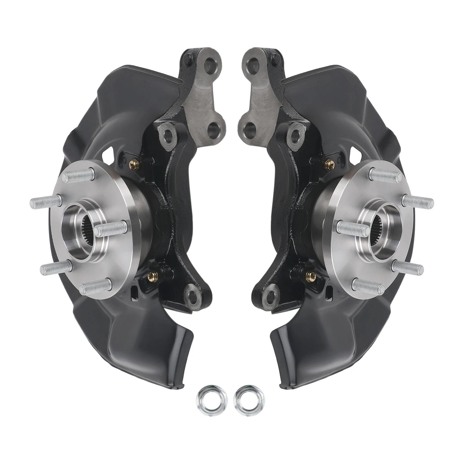 2x Front Wheel Hub Bearing Steering Knuckle Assembly for Toyota Sienna (2004–2010)