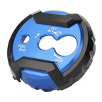 Blue CNC Aluminum Motor Seat Lock Cover Cap for Yamaha NMAX 155 (2015-2016)
