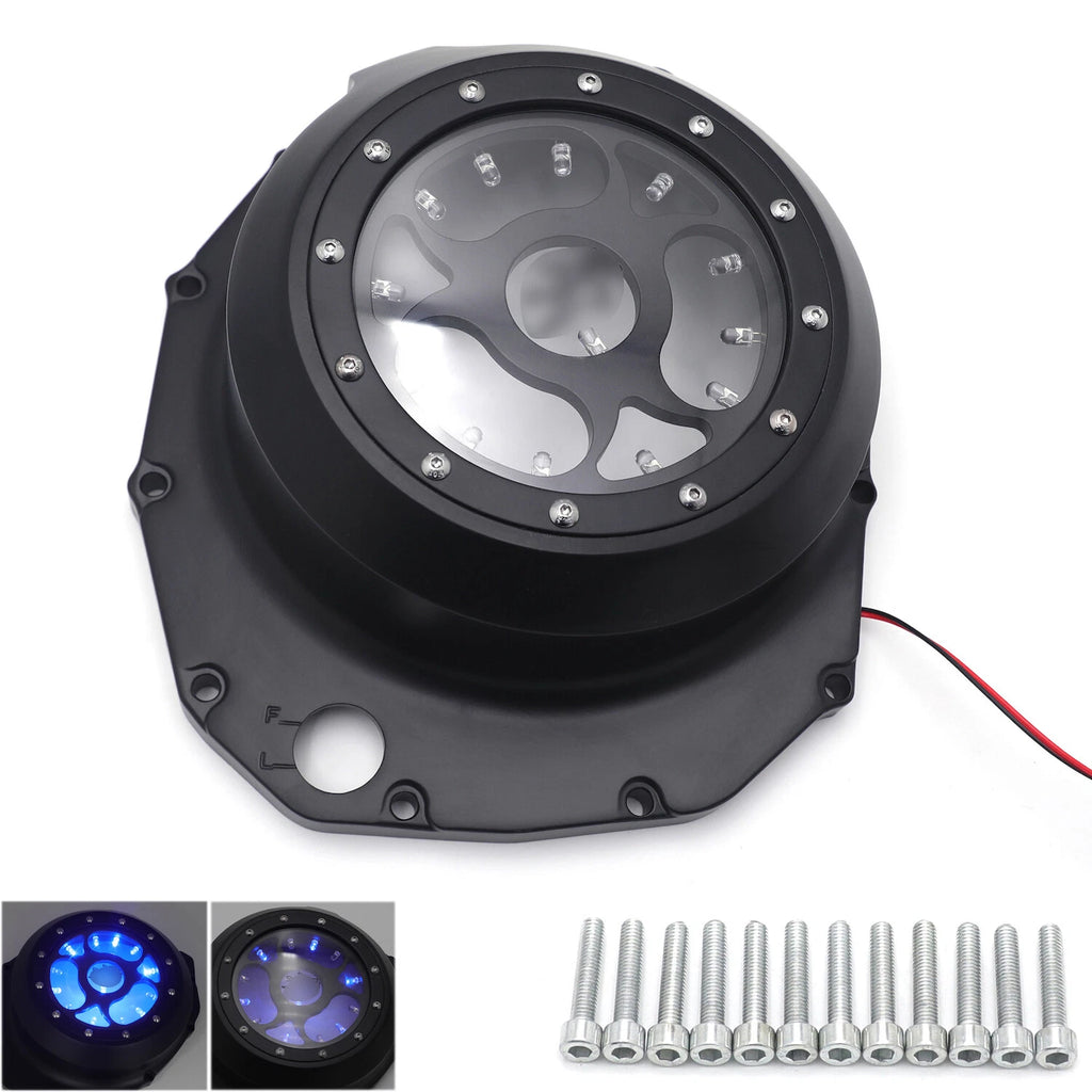 Sequential LED Engine Clutch Cover for Suzuki GSXR1300 Hayabusa (1999–2020)