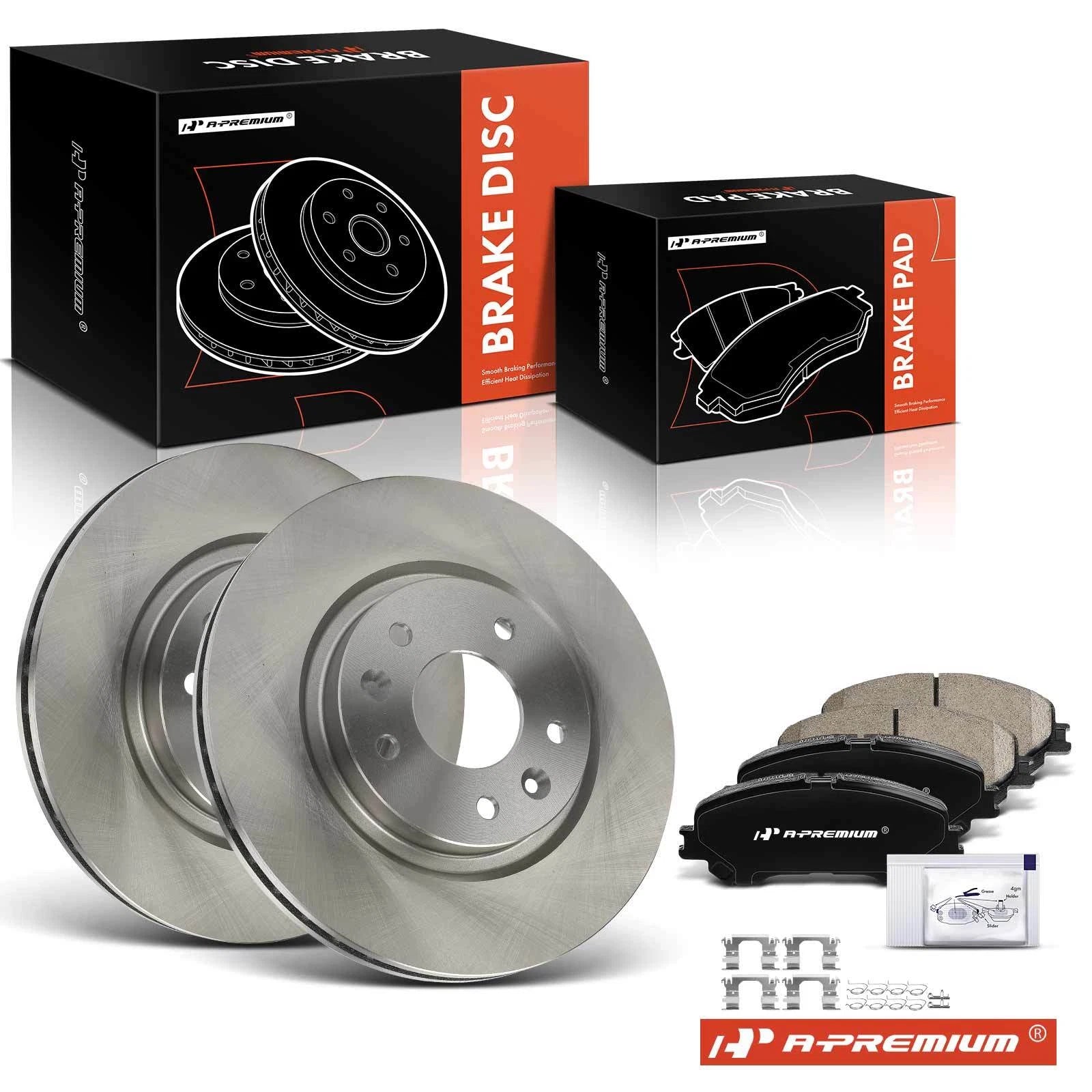 Front Disc Brake Rotors & Pads for Nissan Rogue/Rogue Sport (2014–2020)