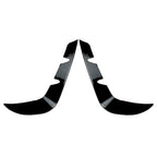2X Front Bumper Canards Lip Splitter Fins for Mercedes Benz GLB-Class (2020–2022)