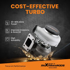 Gt3037 Gt3076 T3 Turbocharger for 500+ HP .82 A/R .60