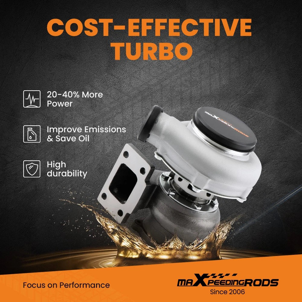 Gt3037 Gt3076 T3 Turbocharger for 500+ HP .82 A/R .60