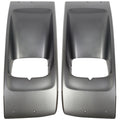 Set of 2 Silver Headlamp Bezels for Chevrolet GMC C4500 C5500 (2003–2009)