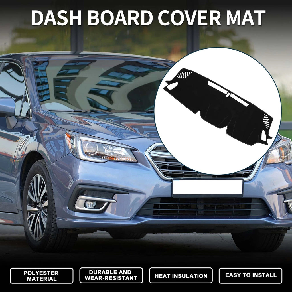 Dashboard Cover Mat for Subaru Levorg (2014–2020) Sun Protector Black