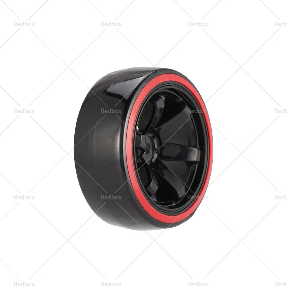 Set of 4 Hard Plastic Tire Wheels for 1/10 RC Drift Cars