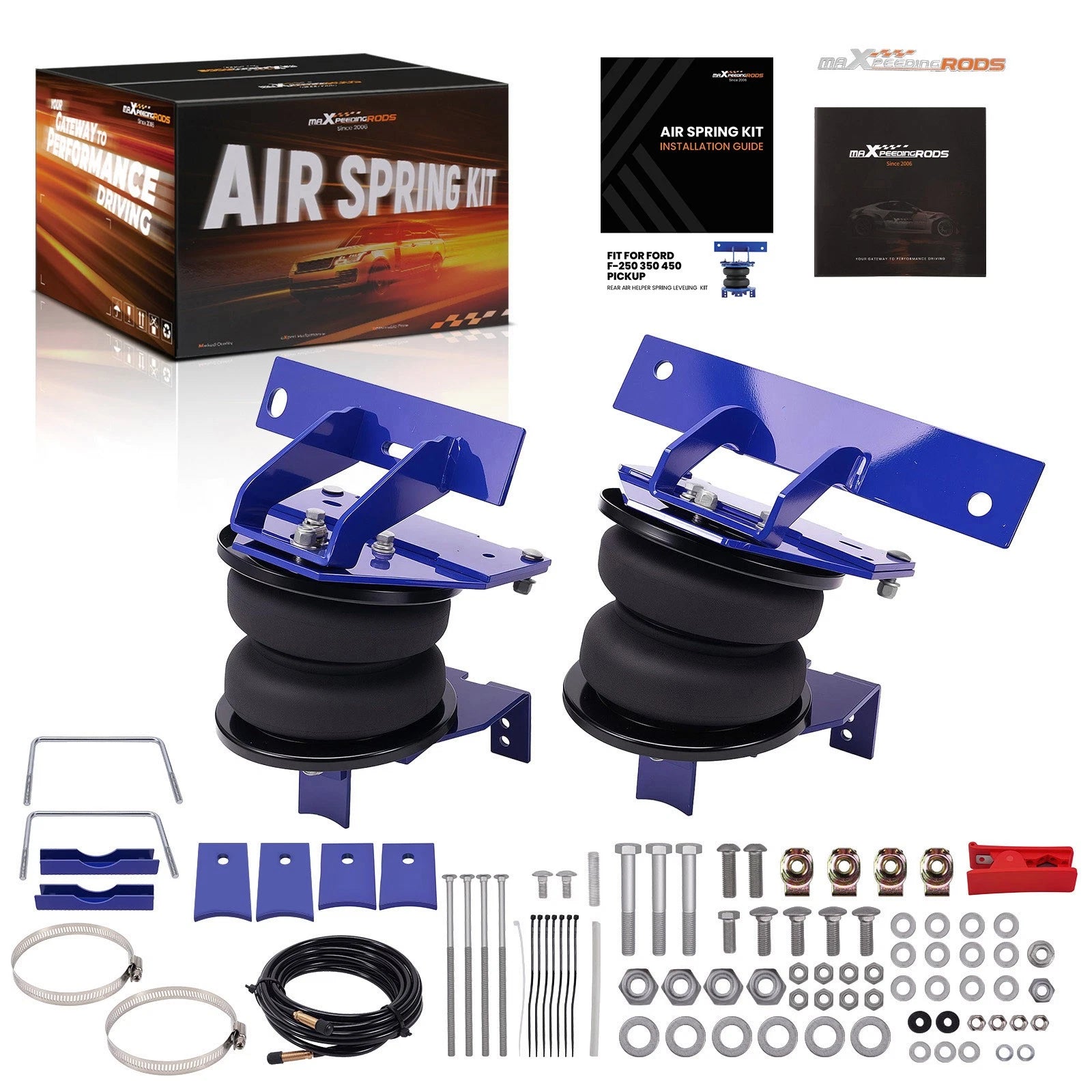Set of 2 Air Suspension Bags for Ford F250/F350/F450 4WD (2017–2021)