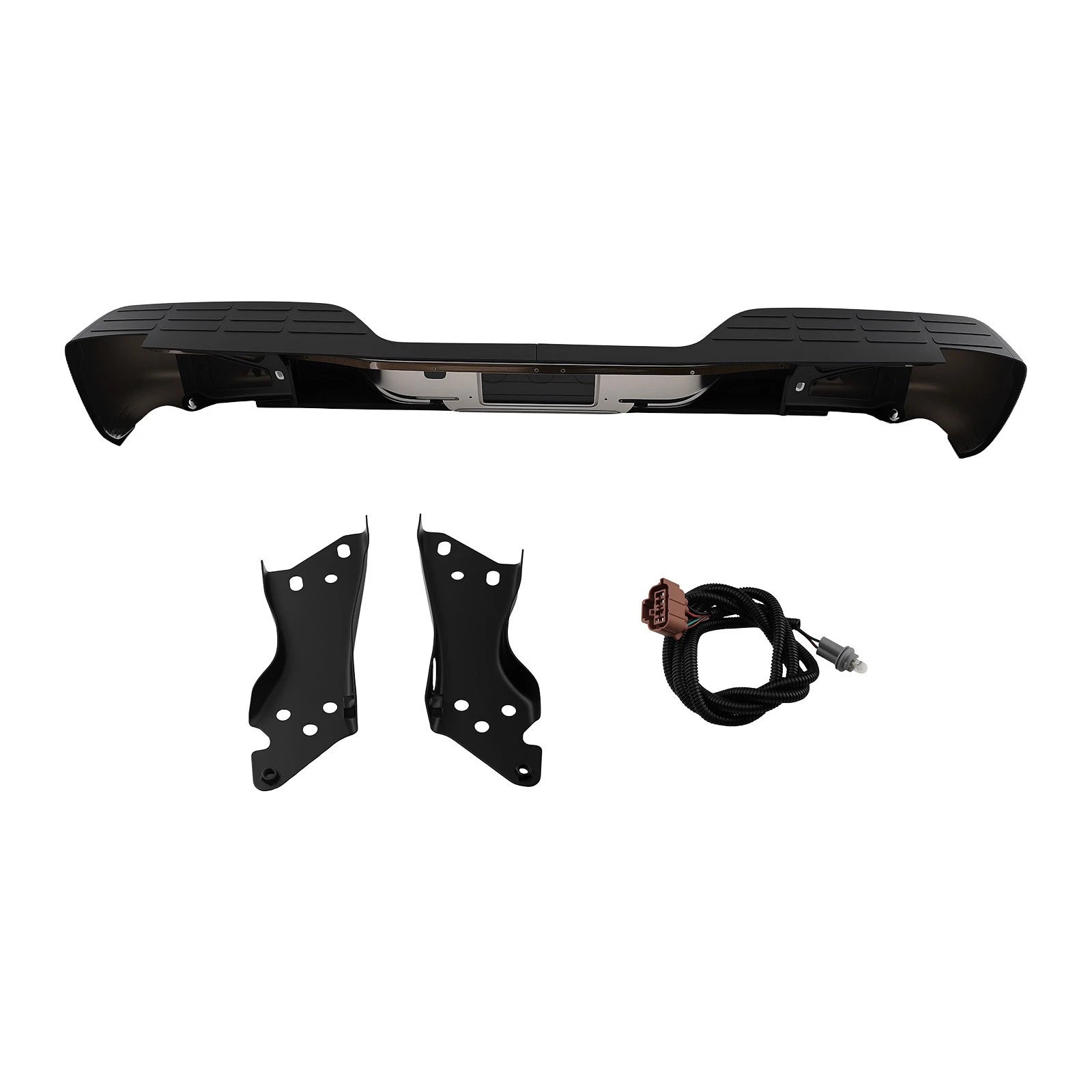 Rear Bumper Assembly Chrome for GMC Sierra (1999–2006) 15758744
