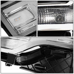 Set of 2 OE Style Headlight Lamps for Ford Flex (2013–2019) Chrome