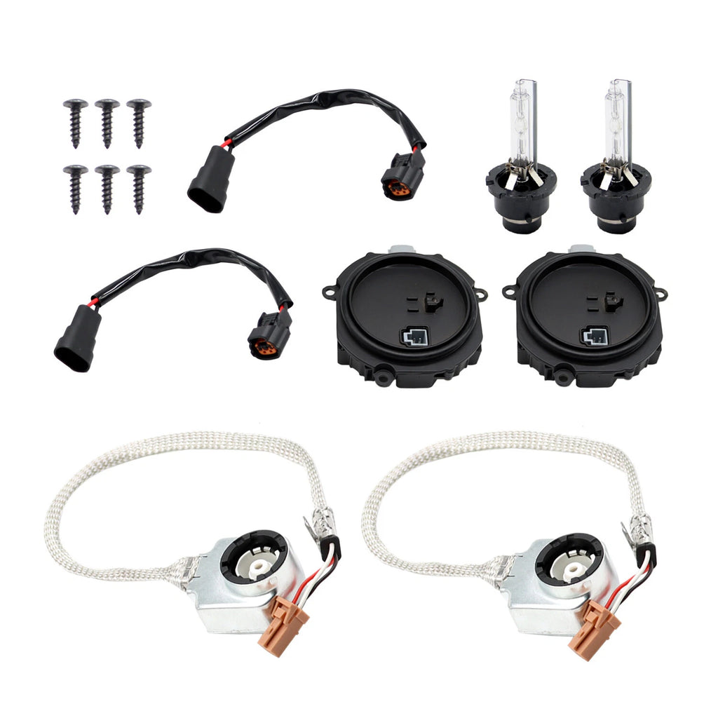 2X Xenon Ballast Igniter HID D2S Bulb Kits for Infiniti G35 G37 Q40 Q50 (2007–2015)