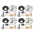 Set of 4 Carburetor Repair Kits for Yamaha V-MAX VMX1200 (1985–2007)