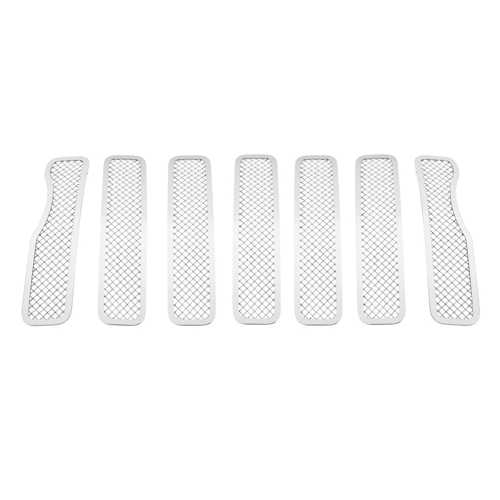 Stainless Chrome Mesh Grille Insert for Jeep Gladiator (2020-2021)