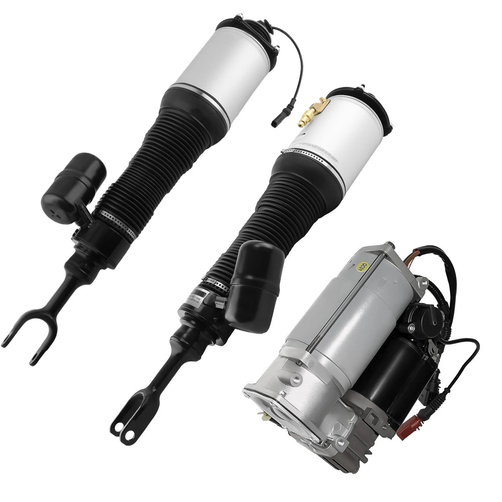 Front Suspension Air Spring Bag Shock w/ Compressor for VW (1998–2005)