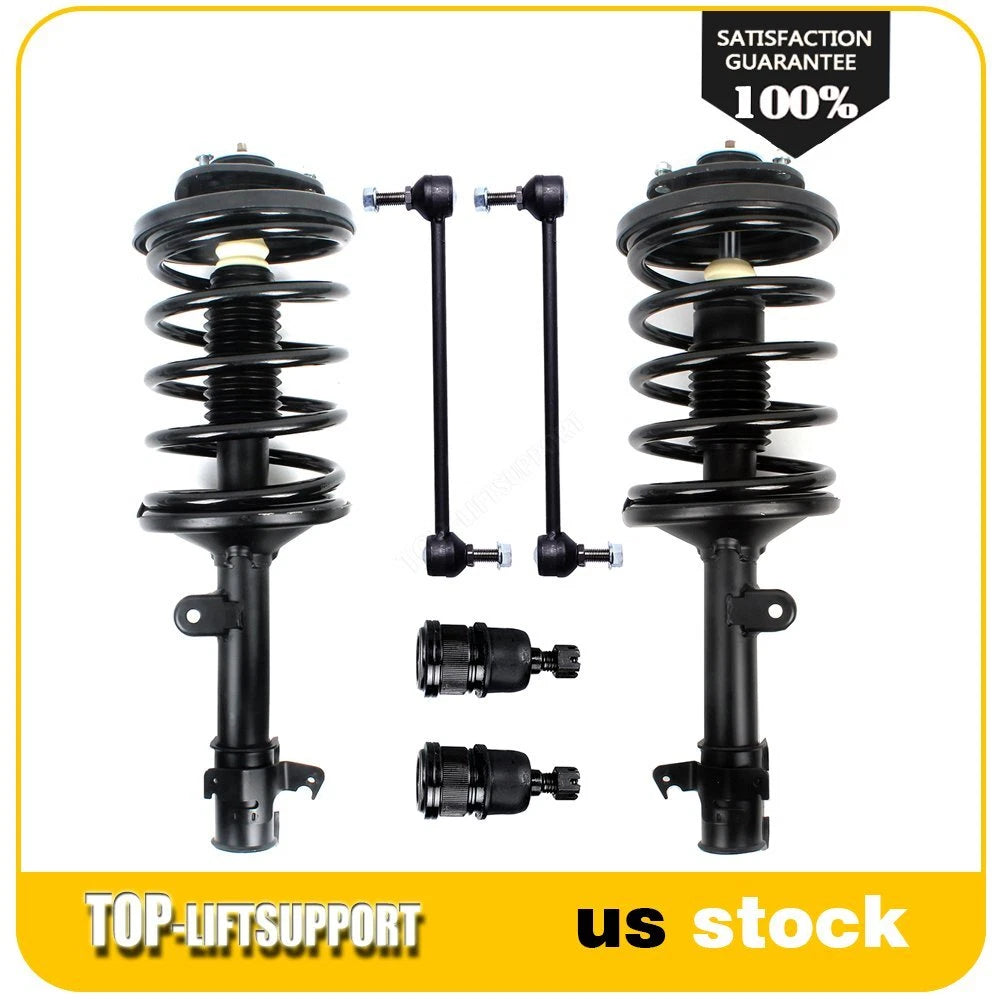 Set of 4 Quick Shock Strut Lower Ball Joints Sway Bar Links for Acura MDX (2001–2002)