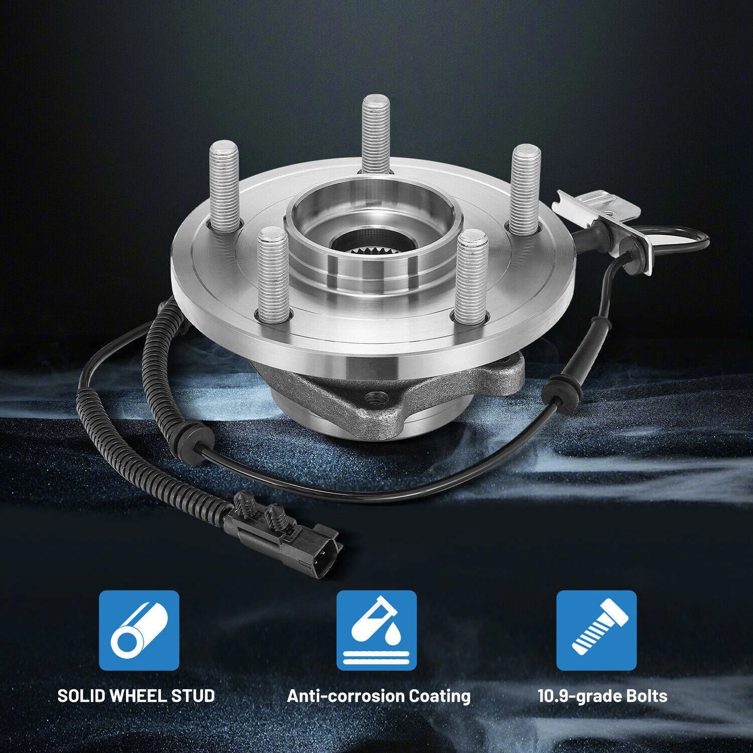 Front Wheel Bearing and Hub for Dodge Grand Caravan Town & Country (2010–2018)