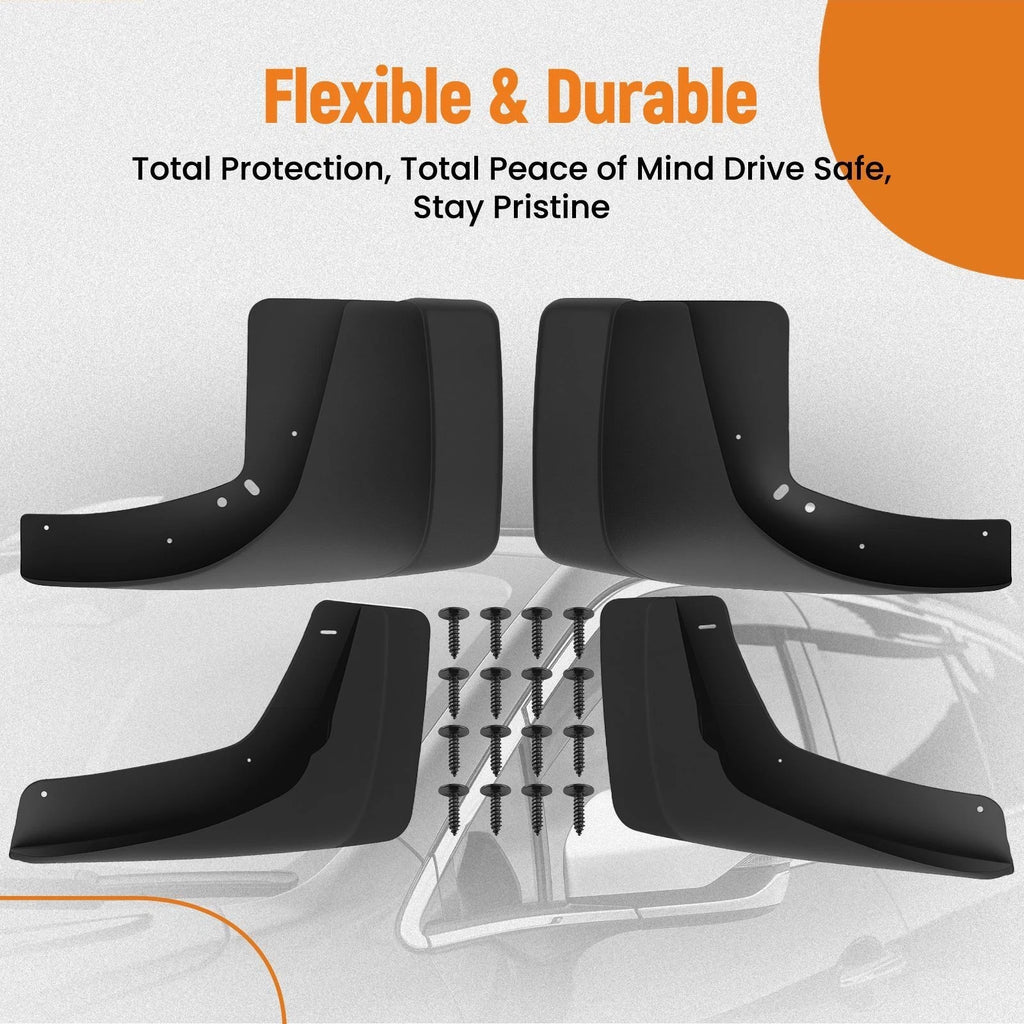 4X Mud Flaps Set for Silverado Sierra 1500-3500 (1999–2014) 12495822