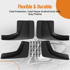 4X Mud Flaps Set for Silverado Sierra 1500-3500 (1999–2014) 12495822
