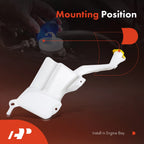 Windshield Washer Fluid Reservoir with Cap for Chrysler Neon (2001-2002)