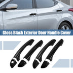 8 x ABS Exterior Side Door Handle Cover Trim for Hyundai Elantra (2017-2020)