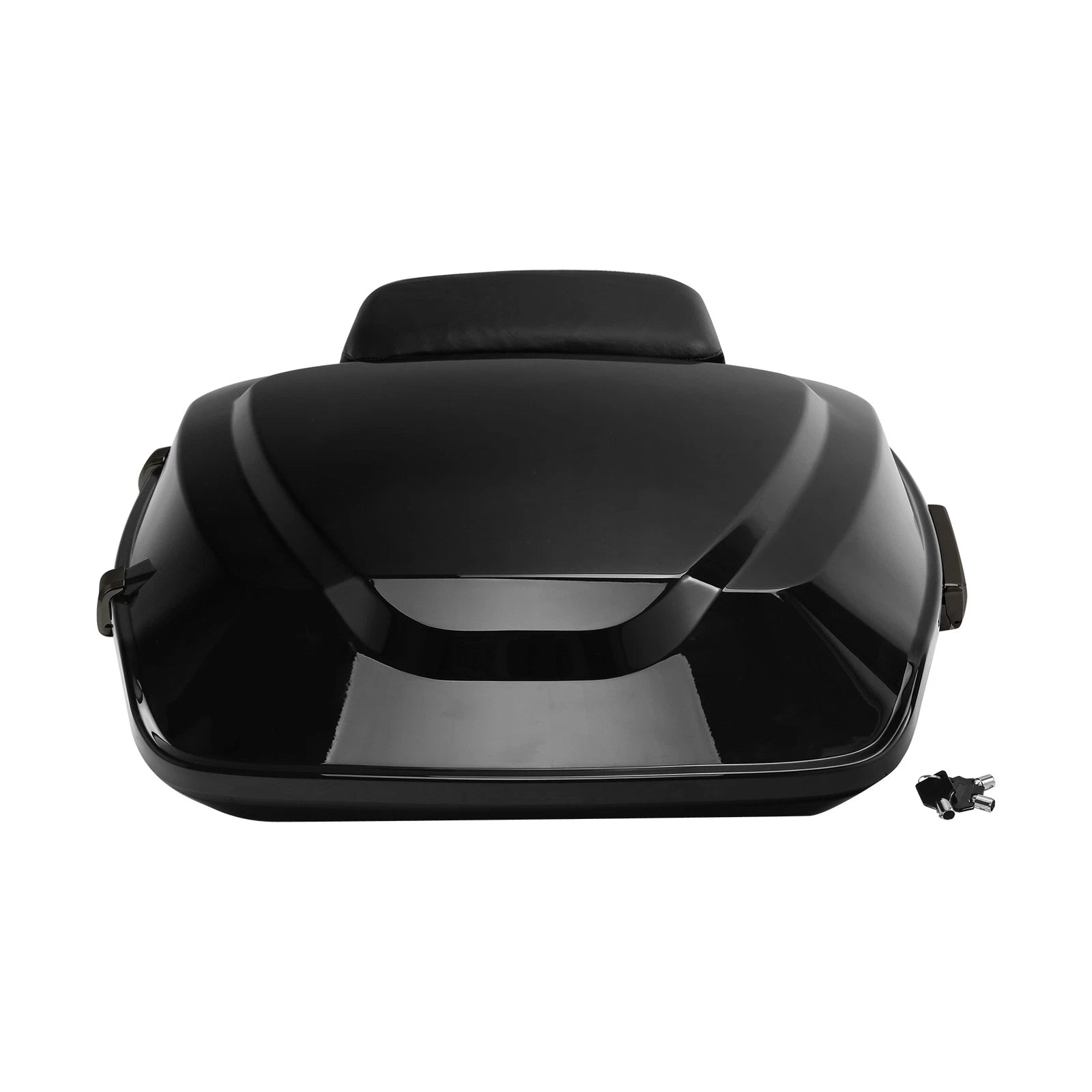 Black Razor Trunk Pad Mount Rack for Harley Road Glide (2014–2025)