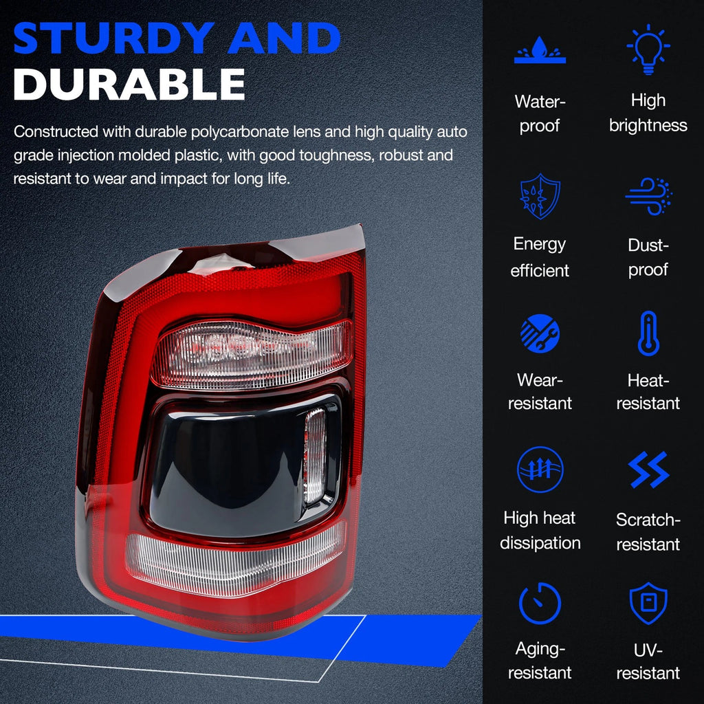 LED Brake Tail Light for Dodge Ram 1500 (2019-2024)