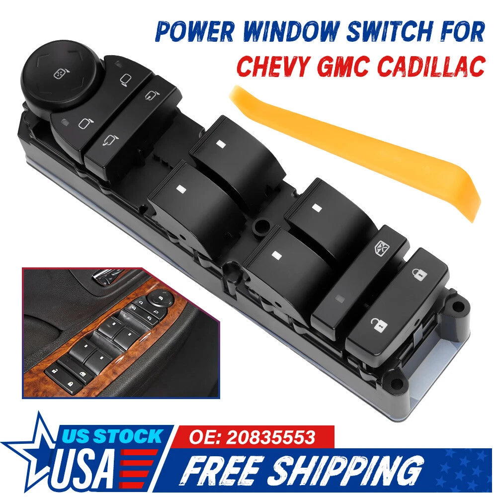 Power Window Switch for Chevrolet GMC Cadillac (2000–2007) 20835553
