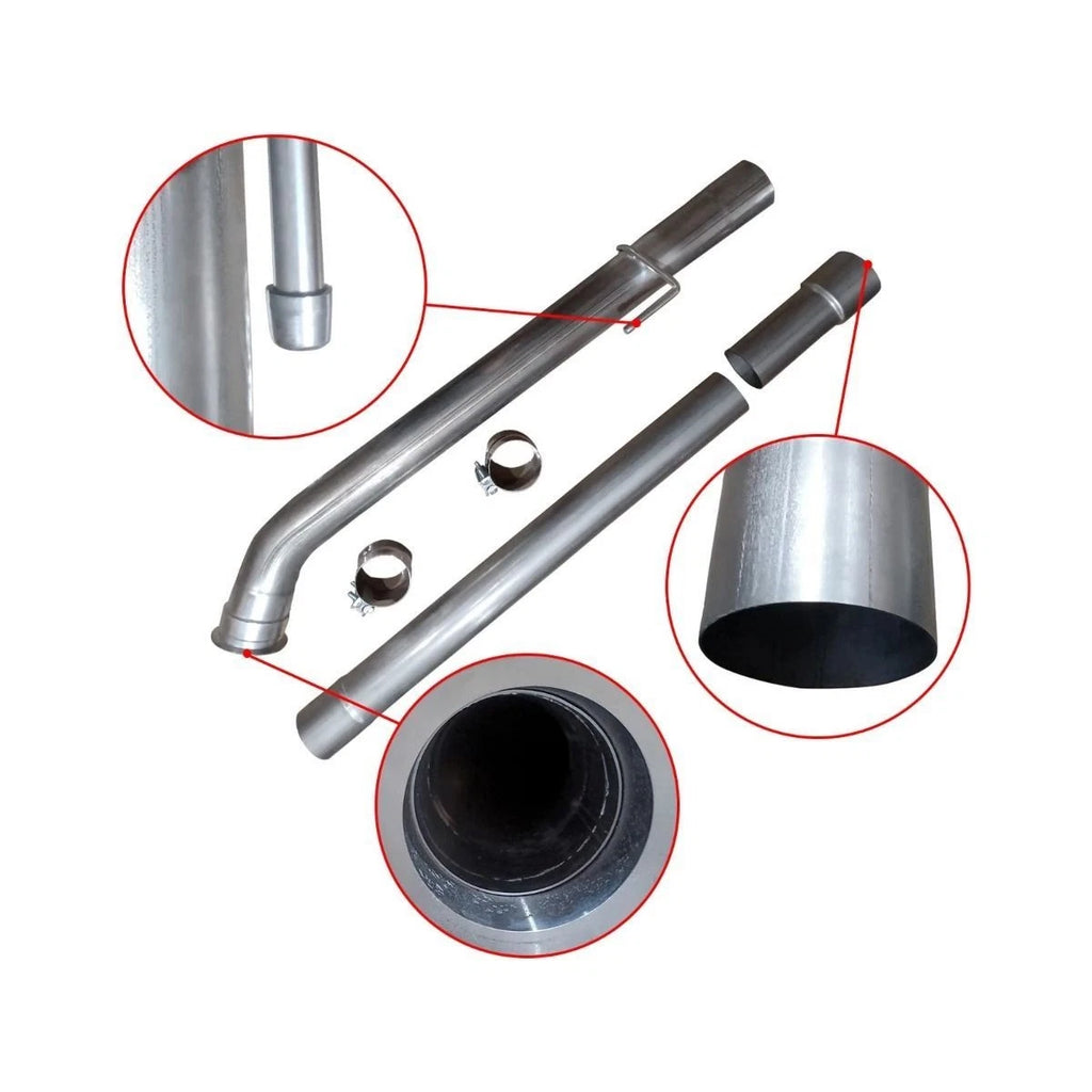 4" Exhaust Pipe Kit for Dodge Ram 2500/3500 6.7L Cummins Diesel (2019–2021)