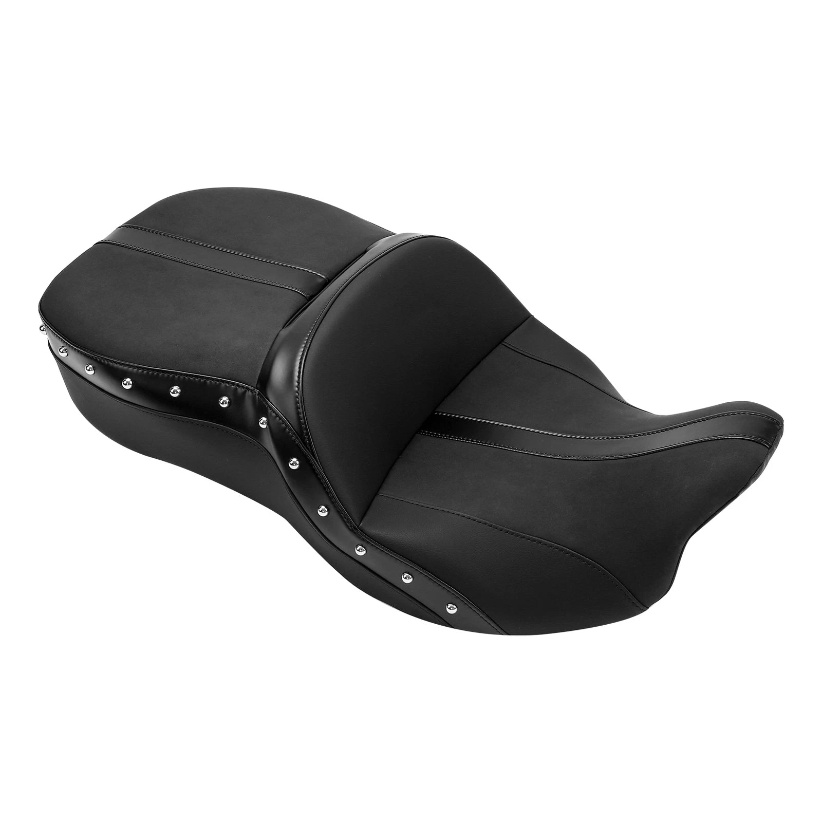 Black Driver Passenger Seat for Harley Road King Electra Glide (2009–2023)