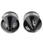 Black Front Axle Cap Nut Cover for Harley Electra Glide Sportster