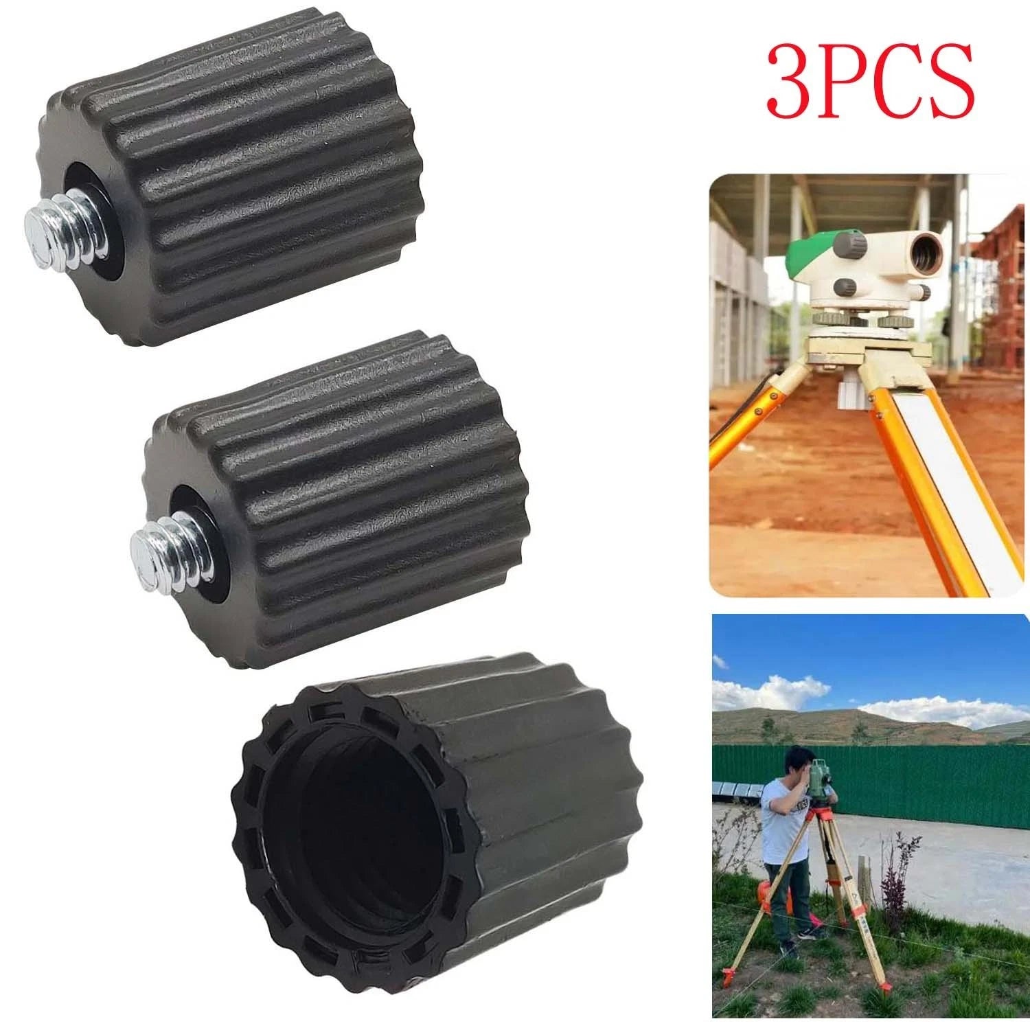 Level Adapter Set of 3 for Multi-Line Levels (5/8-11, M6 Threads)
