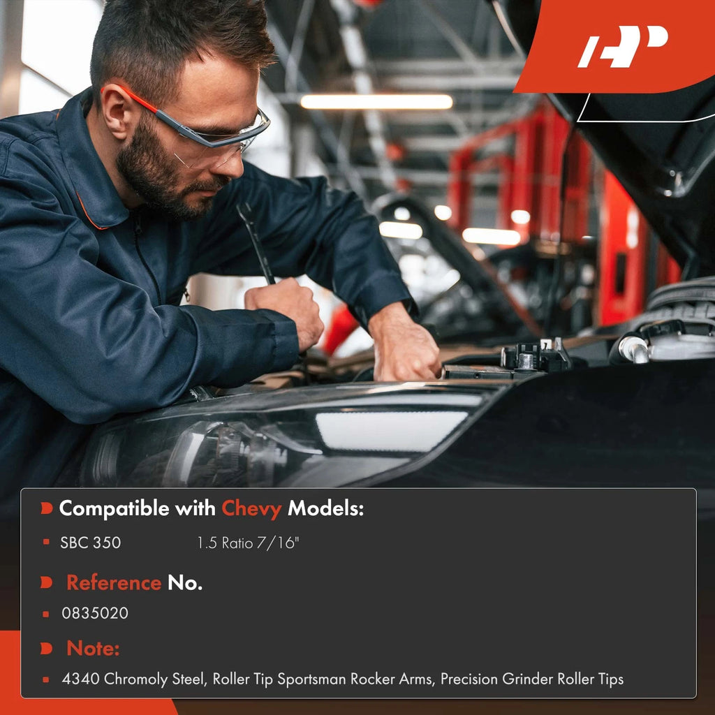4340 Steel Roller Tip Rocker Arms for Chevy SBC 350