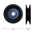 A/C Drive Belt Pulley for Toyota Landcruiser FZJ75 FZJ78 FZJ79 FZJ80 FZJ105 (1990-2007)