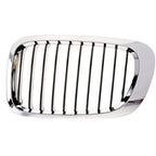 Replacement Black Chrome Plastic Driver Side Grille (See compatibility Chart)