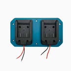 Dual Battery Wall Mount Holder Stand for Universal Use (Metal/Plastic)