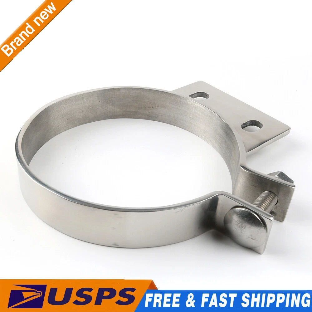 Exhaust Stack Mount Bracket Clamp Chrome for Peterbilt 379 359 (1987–1993)