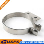 Exhaust Stack Mount Bracket Clamp Chrome for Peterbilt 379 359 (1987–1993)