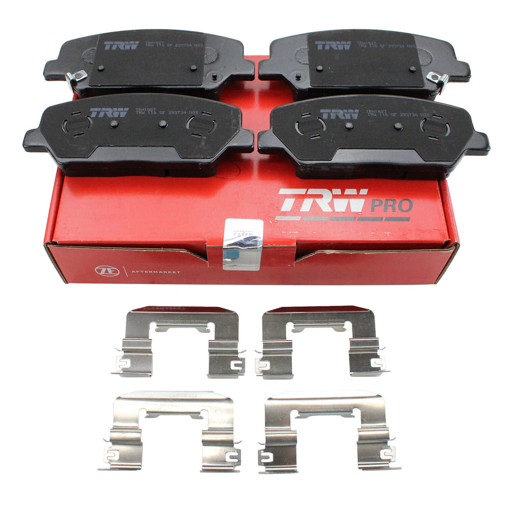 TRW Pro Brake Pads with Hardware for Hyundai Veloster Kia Forte5 (2012–2019)