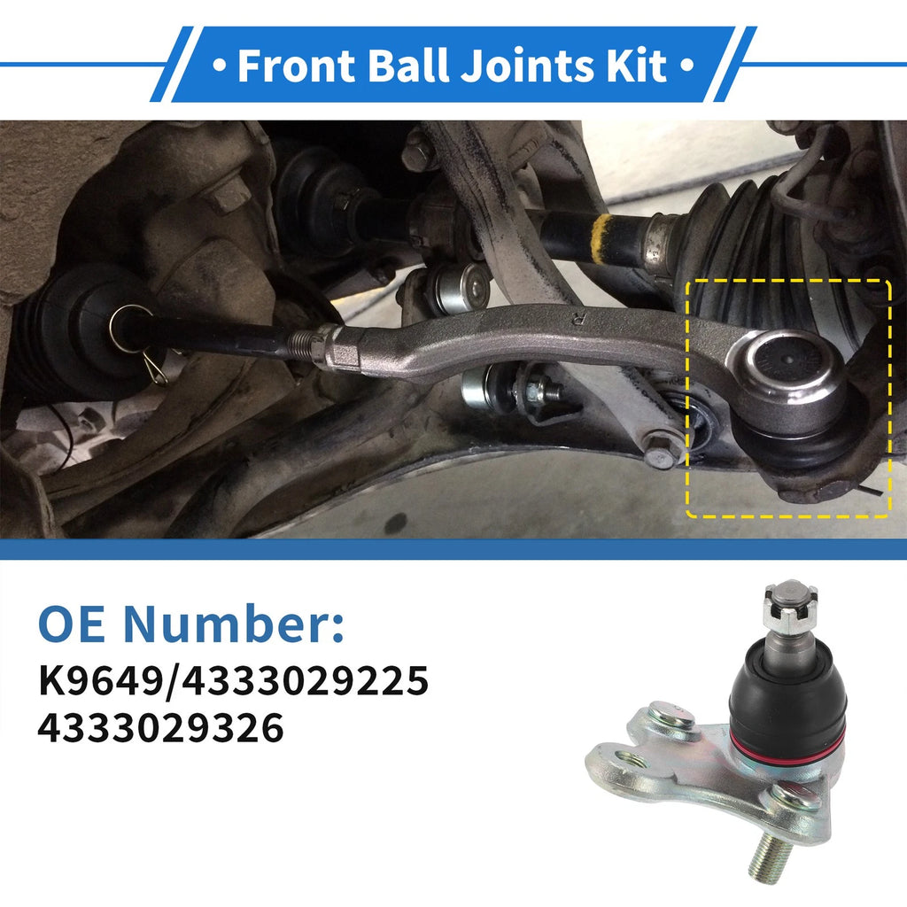 2X Front Lower Ball Joints for Toyota Celica (1990–1993) No.K9649