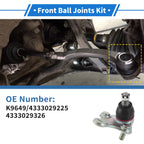2X Front Lower Ball Joints for Toyota Celica (1990–1993) No.K9649