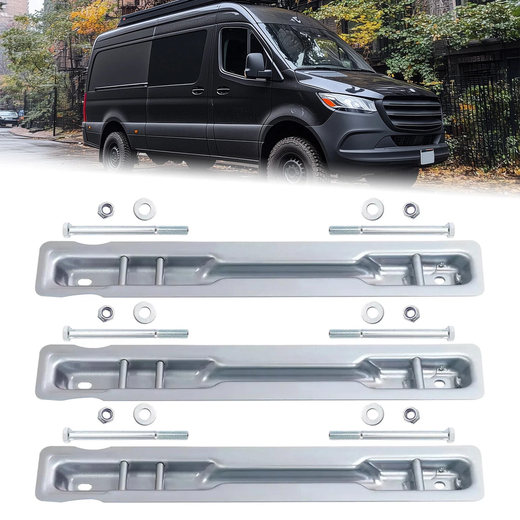 3 Pack Rear Seat Brackets for Mercedes Benz Sprinter (2007–2018)