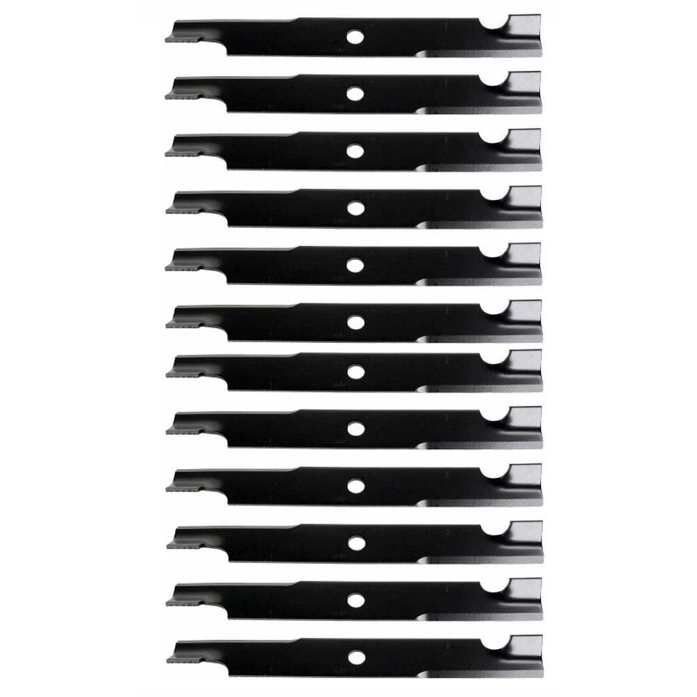 12X Notched Mower Blade 18" X 5/8" for John Deere Replaces PT8721