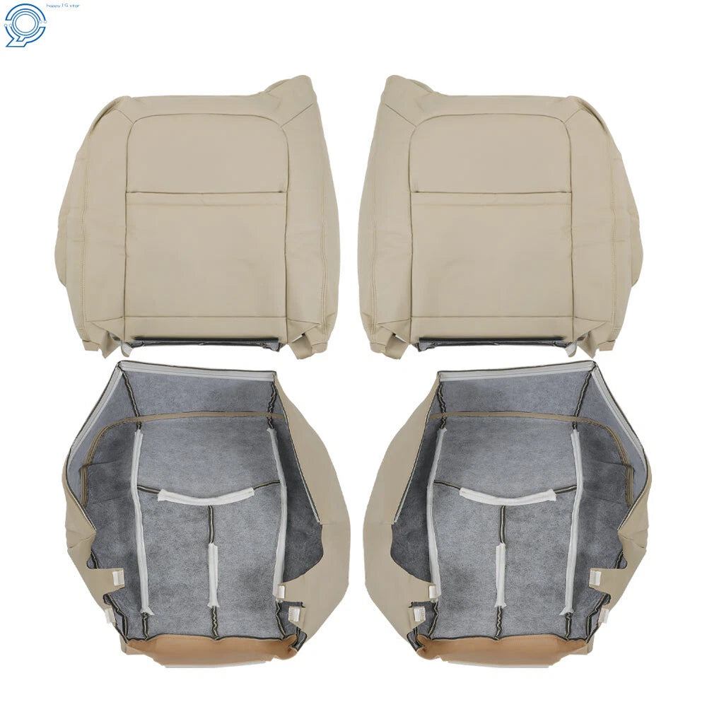 Tan Seat Cover for Cadillac Escalade (2003–2006) Front Both Sides Top & Bottom