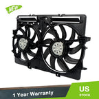 Dual Radiator Cooling Fan Assembly for Audi A5 Q3 A6 A4 Q5 (YYYY–YYYY)