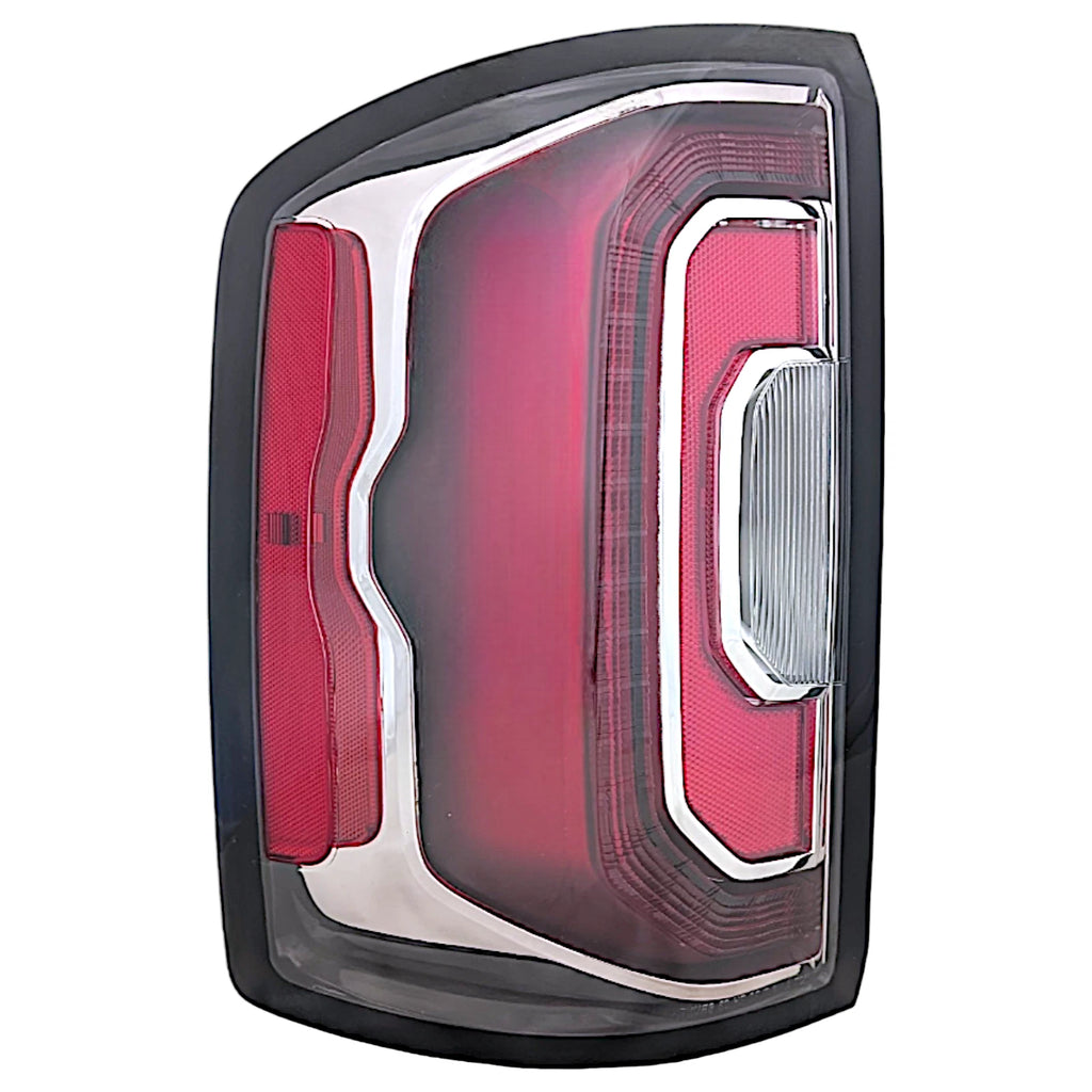 Full LED Taillight for GMC Sierra 1500 (2016–2018) Driver Side Black Housing
