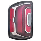 Full LED Taillight for GMC Sierra 1500 (2016–2018) Driver Side Black Housing
