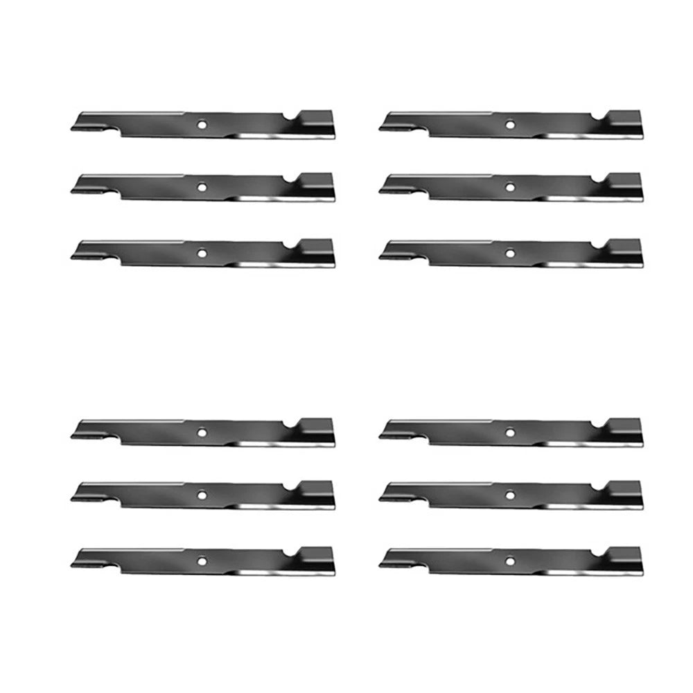 12 High Lift Blades for Exmark Lazer Z Quest Phaser (Fits 103-6403, 543294)