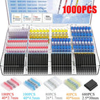 1000Pcs Waterproof Heat Shrink Butt Wire Connectors Terminals