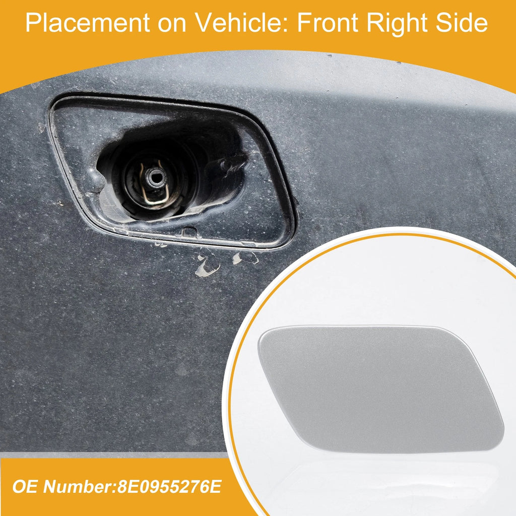 Front Right Washer Nozzle Cover Cap for Audi A4 (2005–2008) 8E0955453B