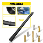 7" Short Black Antenna Mast for Toyota Tundra (2000–2020)