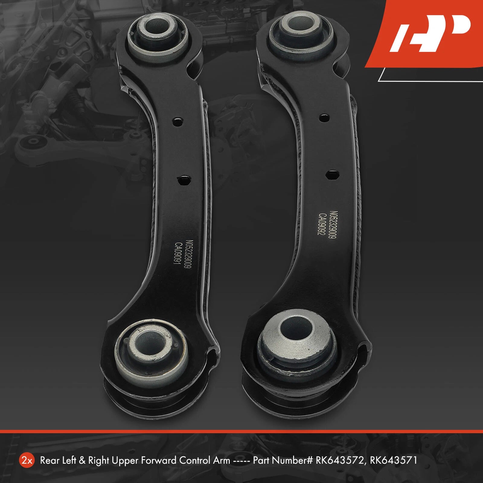 2X Rear Upper Forward Control Arm for Chevrolet Malibu (2016-2019)